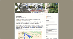 Desktop Screenshot of blog.saintpauldesfonts.fr